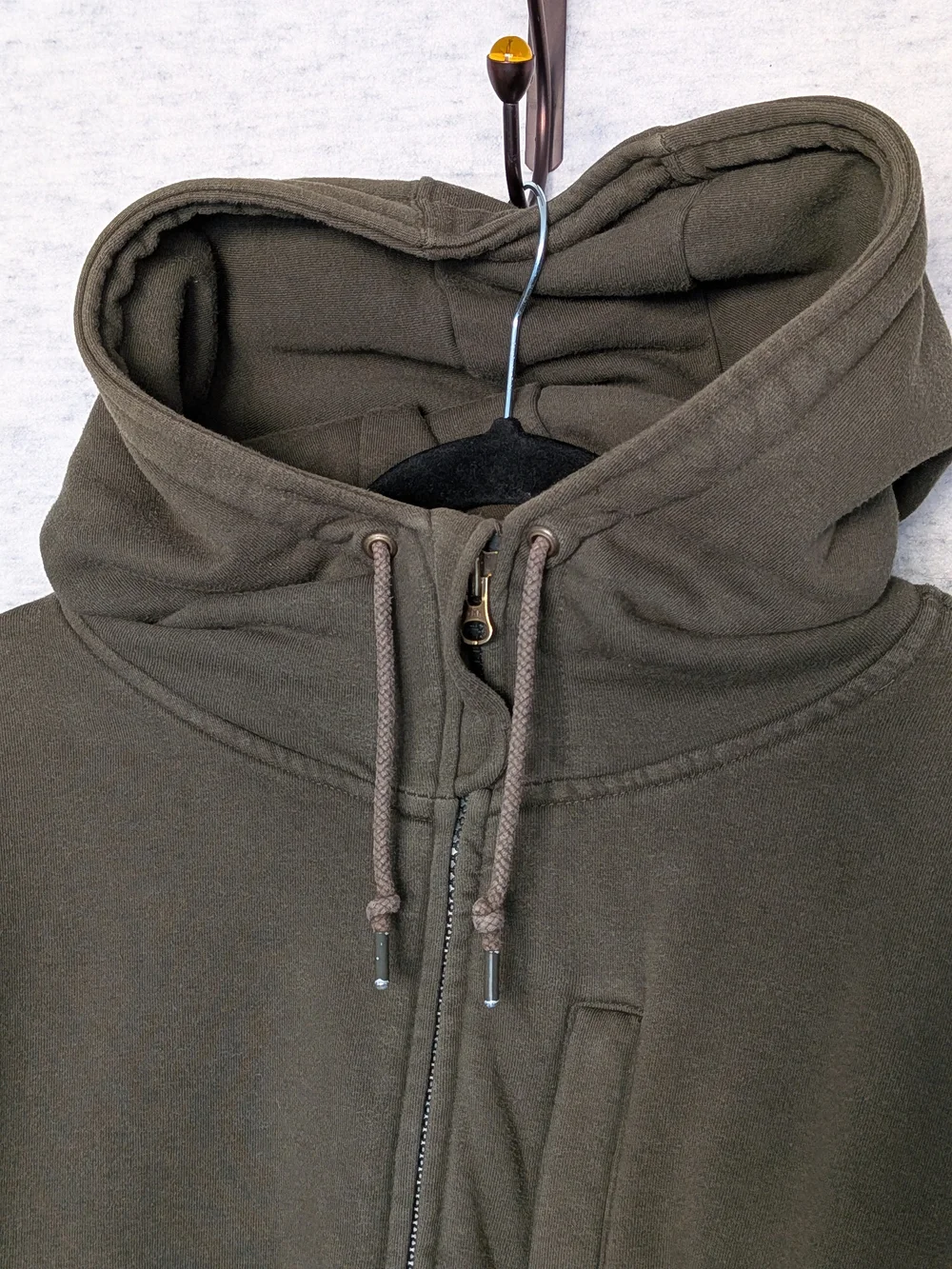 Filson C.C.F. Heavyweight Double-Layer Full-Zip Hooded Sweatshirt Sz M Olive
